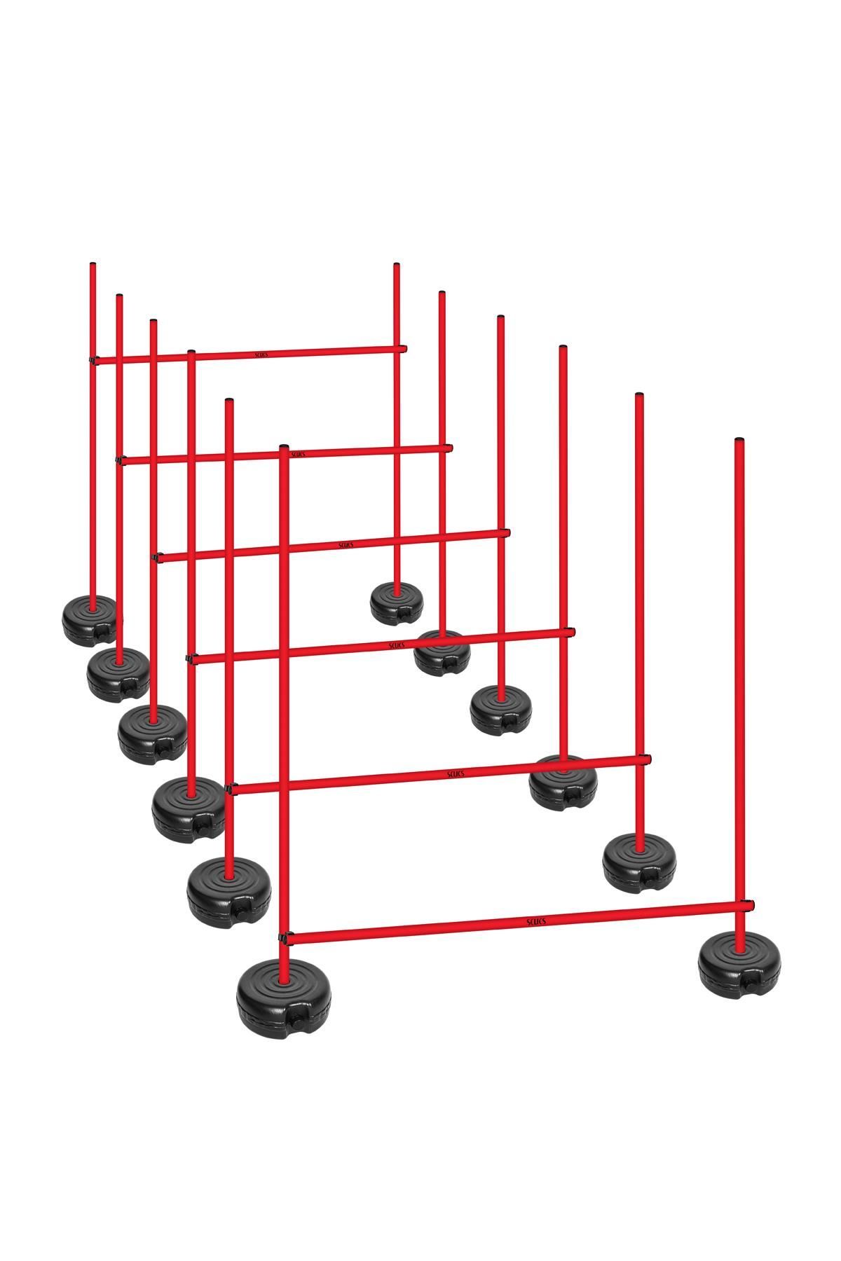 Scucs 1148 Slalom Seti Boş Renkli Kırmızı