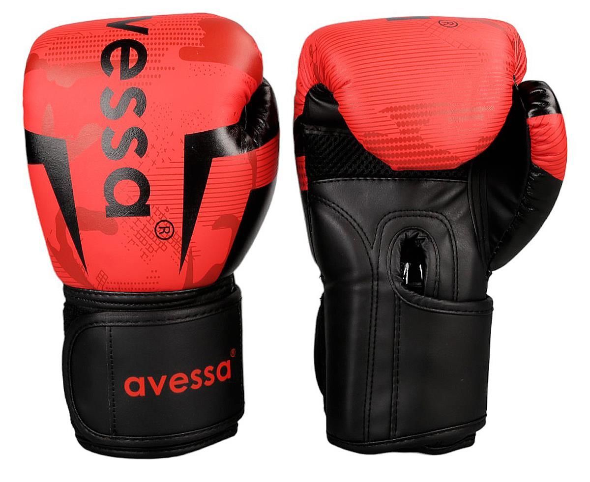 Avessa Ring-308 Boks Eldiveni Kırmızı 8 Oz