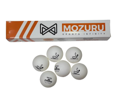 Avessa Mozuru Mzr006-Wht ITTF Onaylı Beyaz Pinpon Topu 6lı