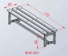 OTURMA BANKI AHŞAP