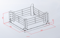 BOKS RİNGİ YÜKSEKLİK 50 CM STANDART RENK BASKISIZ 5X5