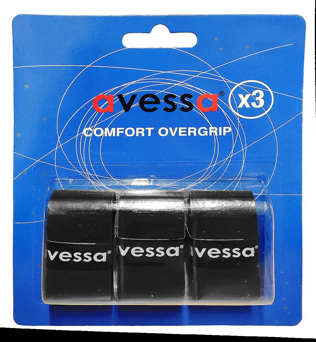 Avessa Og-70 Overgrip Siyah 3lü