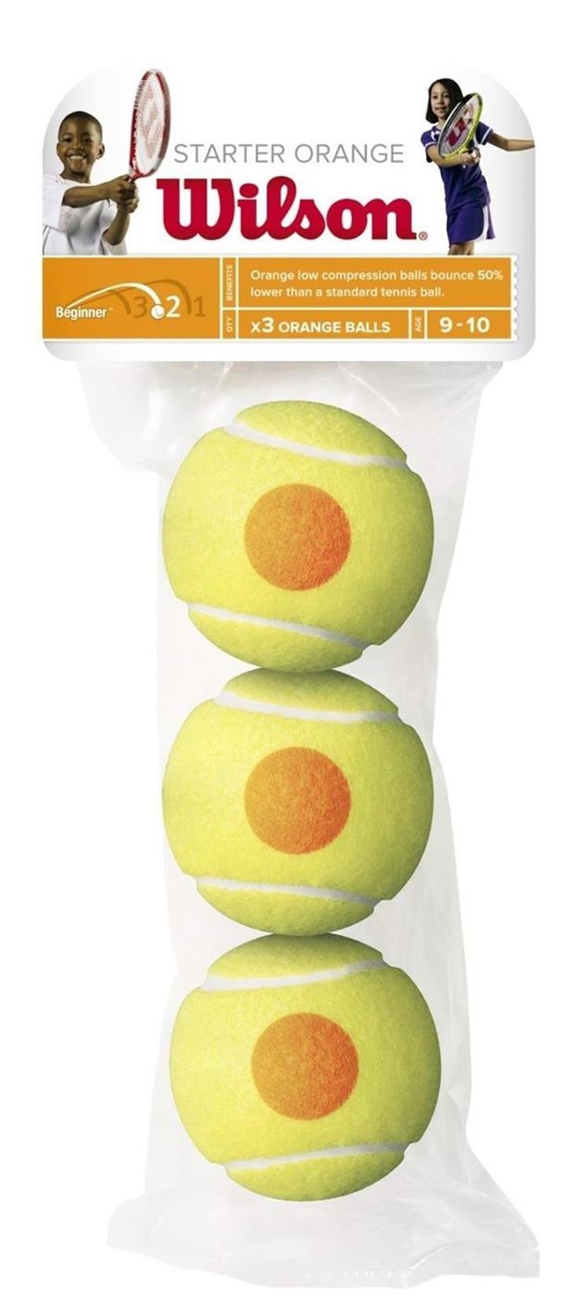 Wilson Wrt-137300 Starter Tenis Topu 3lü Turuncu