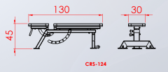 AÇILI BENCH SEHPASI SİYAH