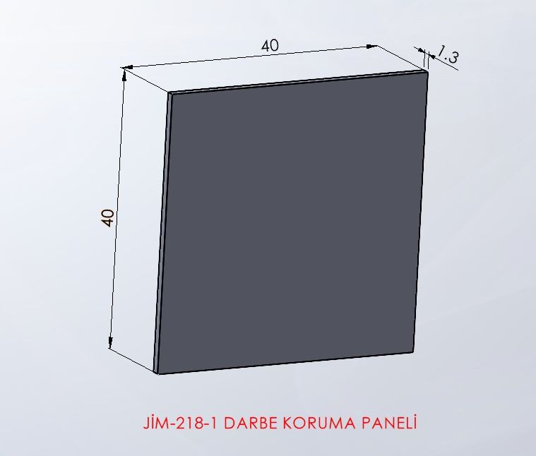 DARBE KORUMA PANELİ KIRMIZI