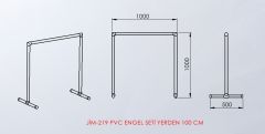 PVC ENGEL SETİ YERDEN 100 CM