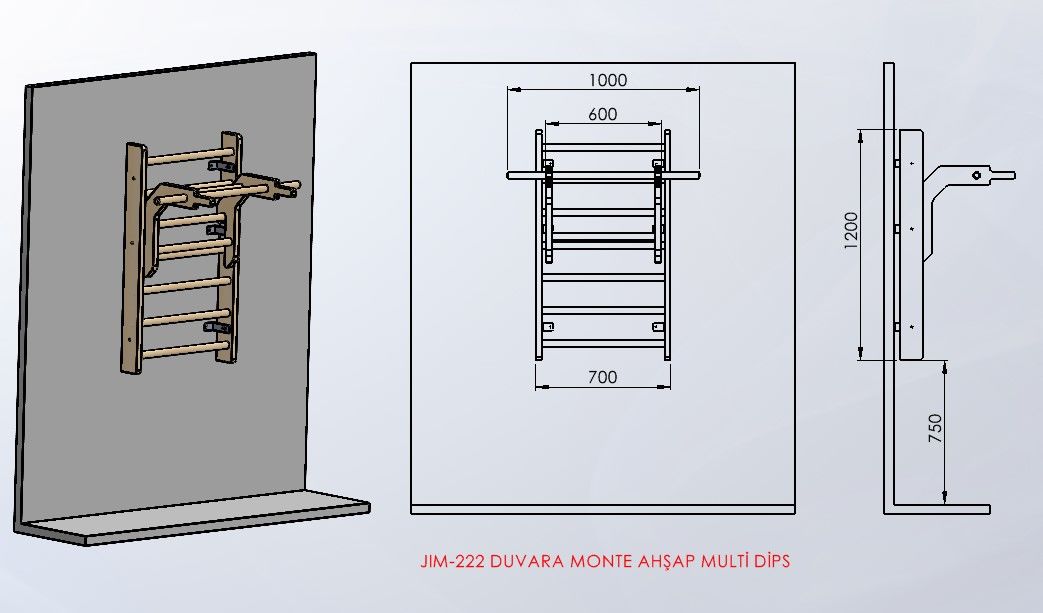 DUVARA MONTE AHŞAP MULTİ DİPS