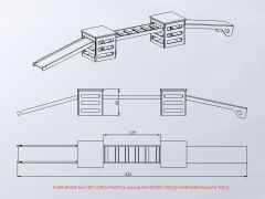 PARKUR MİNİ SET (ORTA PAKET) (2 ANA BLOK+KÖPRÜ GEÇİŞ+MERDİVEN+RAMPA TEKLİ)